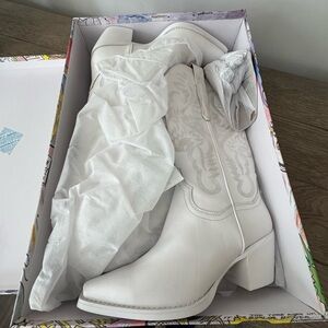 Jeffrey Campbell Daggett White Cowboy Boots
Free People
